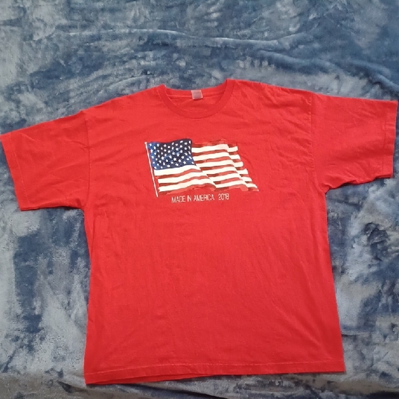 Other - Made In America Red Flag T-Shirt 2XL